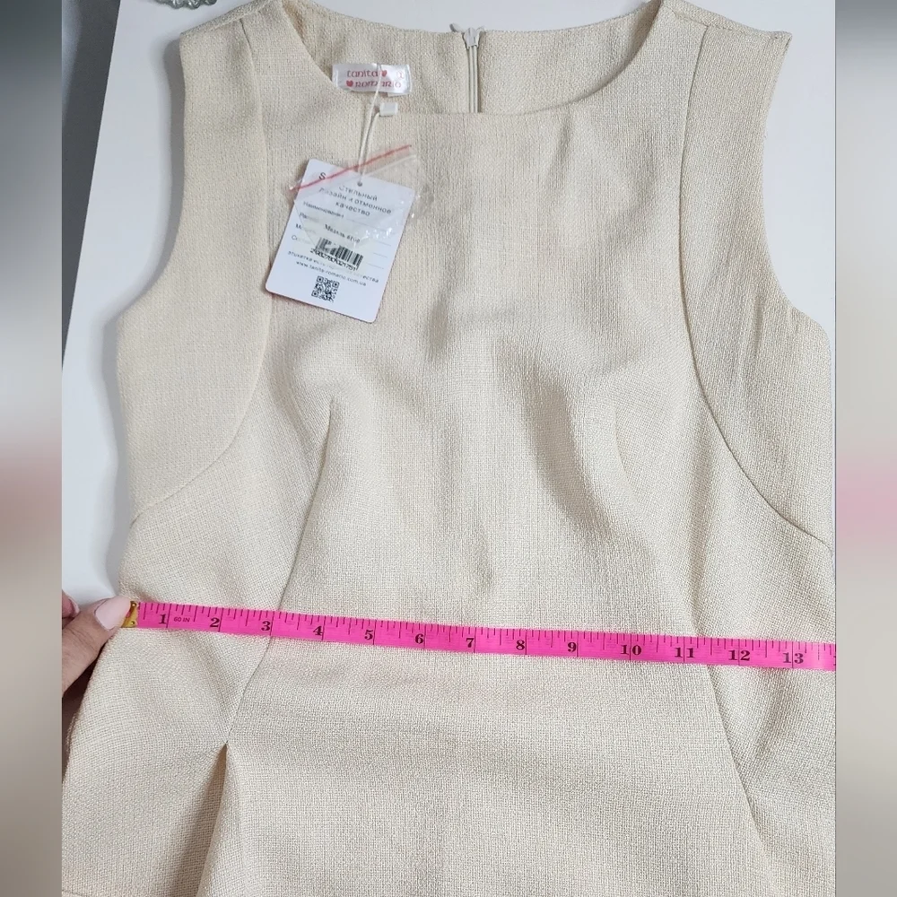 🔥NEW🔥 Cream Asymmetrical Cocktail/Summer Dress